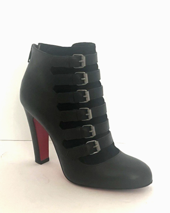 Christian Louboutin Shoes - CHRISTIAN LOUBOUTIN PARIS BLACK ATTROUPA ANKLE BOOTS, SIZE EURO 36,
